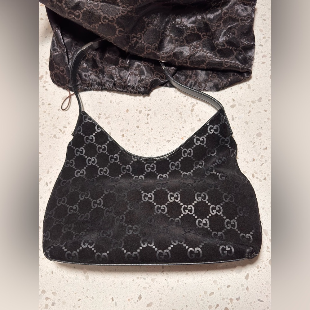 Vibtage Gucci suede shoulder bag